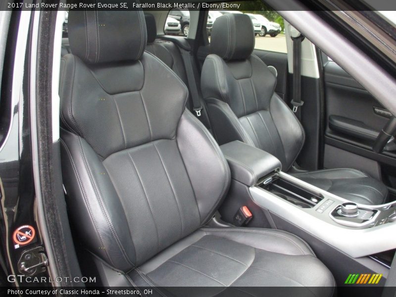 Farallon Black Metallic / Ebony/Ebony 2017 Land Rover Range Rover Evoque SE