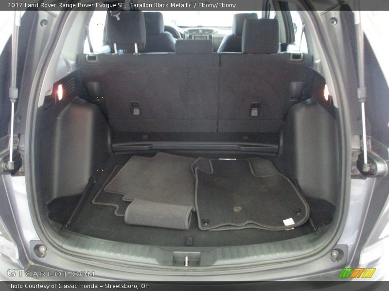 Farallon Black Metallic / Ebony/Ebony 2017 Land Rover Range Rover Evoque SE