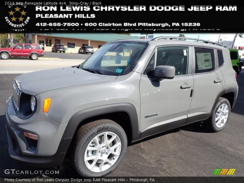 Sting-Gray / Black 2021 Jeep Renegade Latitude 4x4