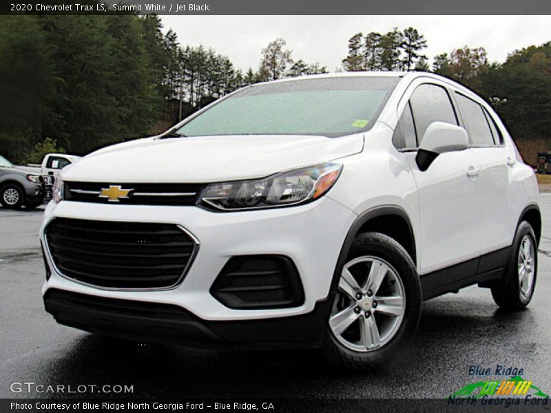 Summit White / Jet Black 2020 Chevrolet Trax LS
