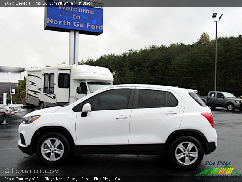 Summit White / Jet Black 2020 Chevrolet Trax LS