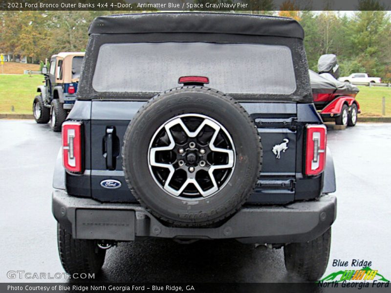 Antimatter Blue / Space Gray/Navy Pier 2021 Ford Bronco Outer Banks 4x4 4-Door