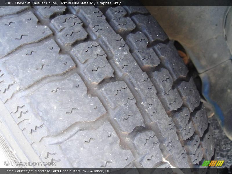 Arrival Blue Metallic / Graphite Gray 2003 Chevrolet Cavalier Coupe