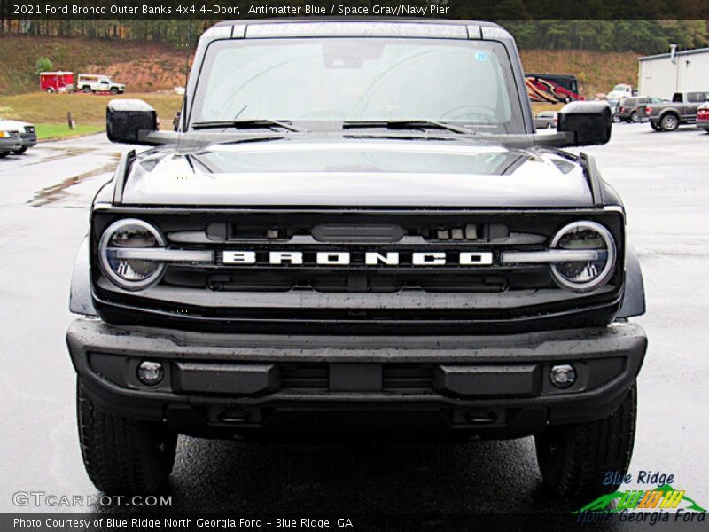 Antimatter Blue / Space Gray/Navy Pier 2021 Ford Bronco Outer Banks 4x4 4-Door