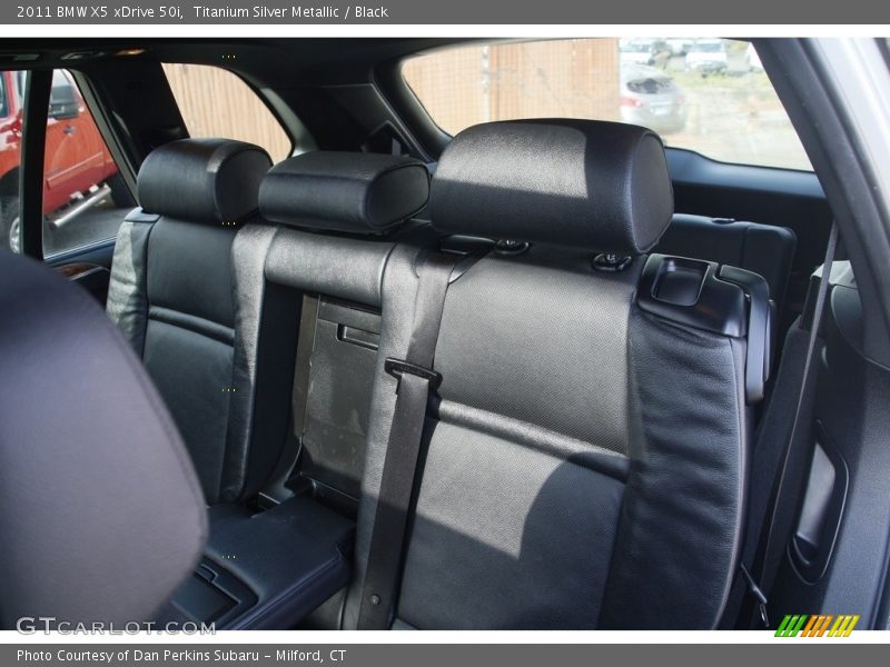Titanium Silver Metallic / Black 2011 BMW X5 xDrive 50i