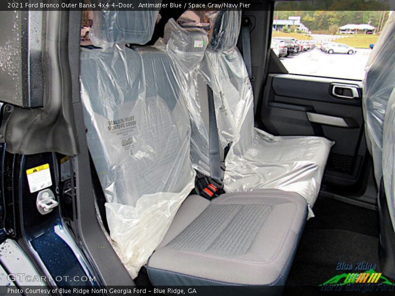 Antimatter Blue / Space Gray/Navy Pier 2021 Ford Bronco Outer Banks 4x4 4-Door