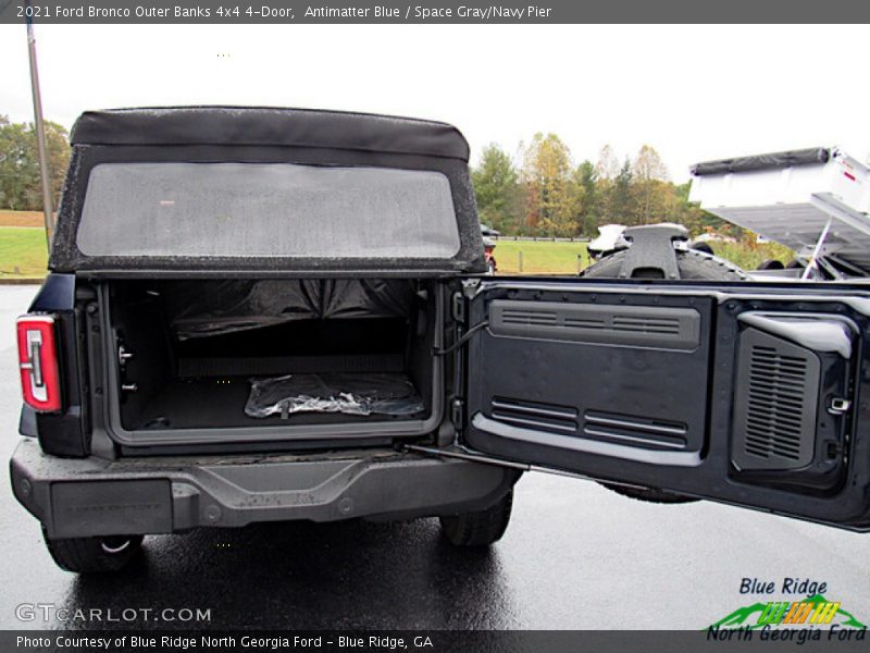 Antimatter Blue / Space Gray/Navy Pier 2021 Ford Bronco Outer Banks 4x4 4-Door