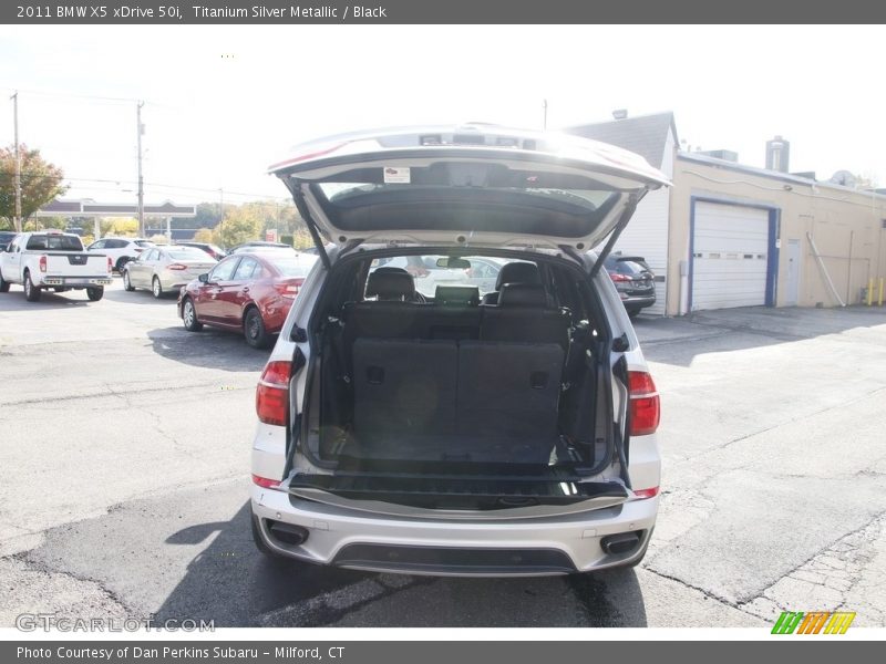Titanium Silver Metallic / Black 2011 BMW X5 xDrive 50i