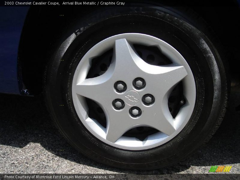 Arrival Blue Metallic / Graphite Gray 2003 Chevrolet Cavalier Coupe