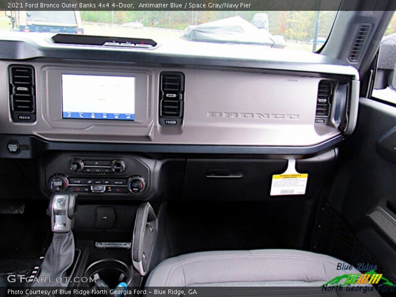 Antimatter Blue / Space Gray/Navy Pier 2021 Ford Bronco Outer Banks 4x4 4-Door