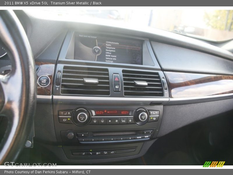 Titanium Silver Metallic / Black 2011 BMW X5 xDrive 50i