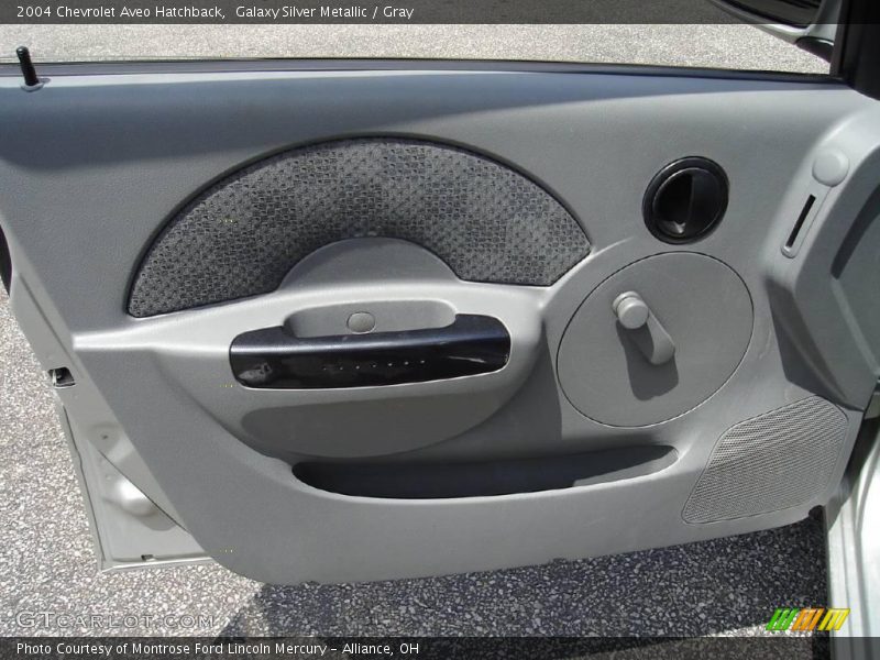 Galaxy Silver Metallic / Gray 2004 Chevrolet Aveo Hatchback