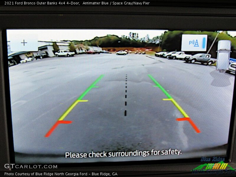 Antimatter Blue / Space Gray/Navy Pier 2021 Ford Bronco Outer Banks 4x4 4-Door