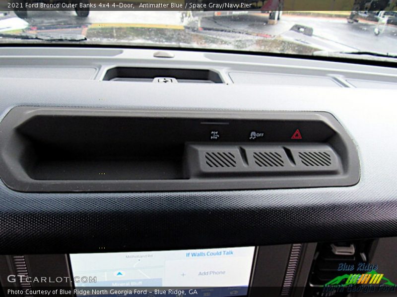 Antimatter Blue / Space Gray/Navy Pier 2021 Ford Bronco Outer Banks 4x4 4-Door