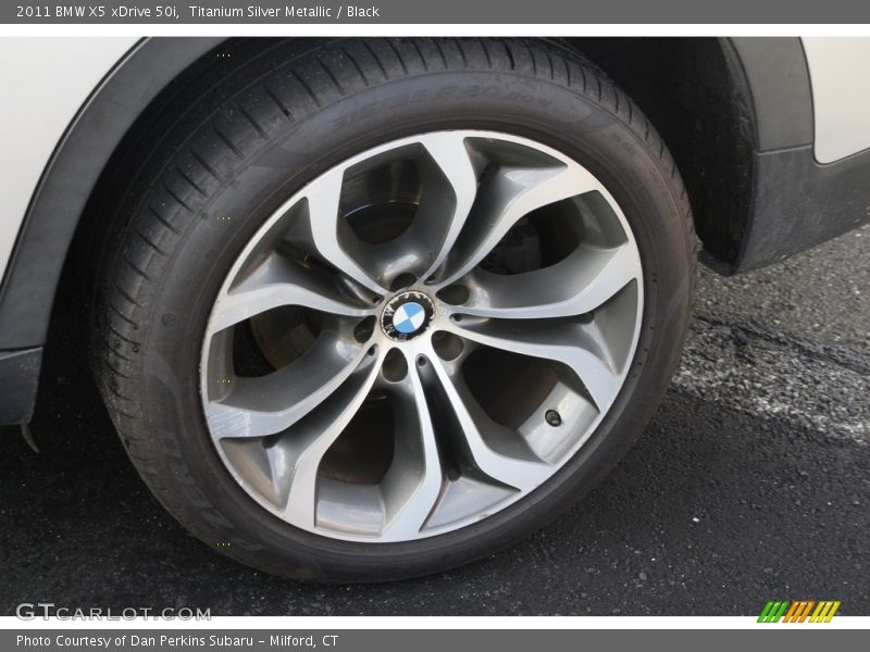 Titanium Silver Metallic / Black 2011 BMW X5 xDrive 50i