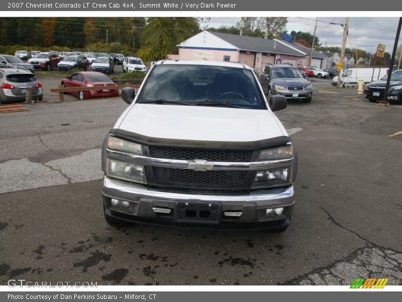 Summit White / Very Dark Pewter 2007 Chevrolet Colorado LT Crew Cab 4x4