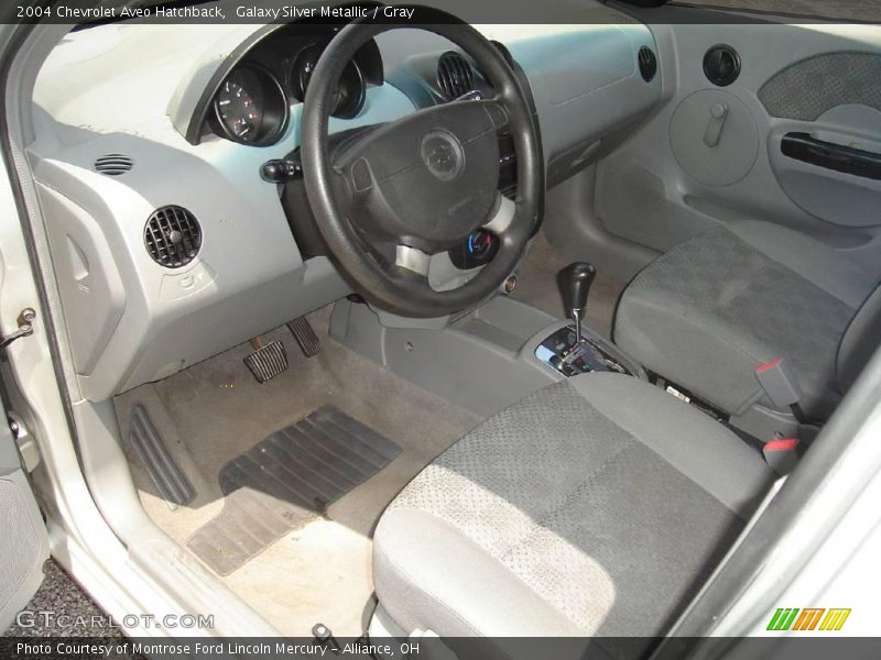 Galaxy Silver Metallic / Gray 2004 Chevrolet Aveo Hatchback