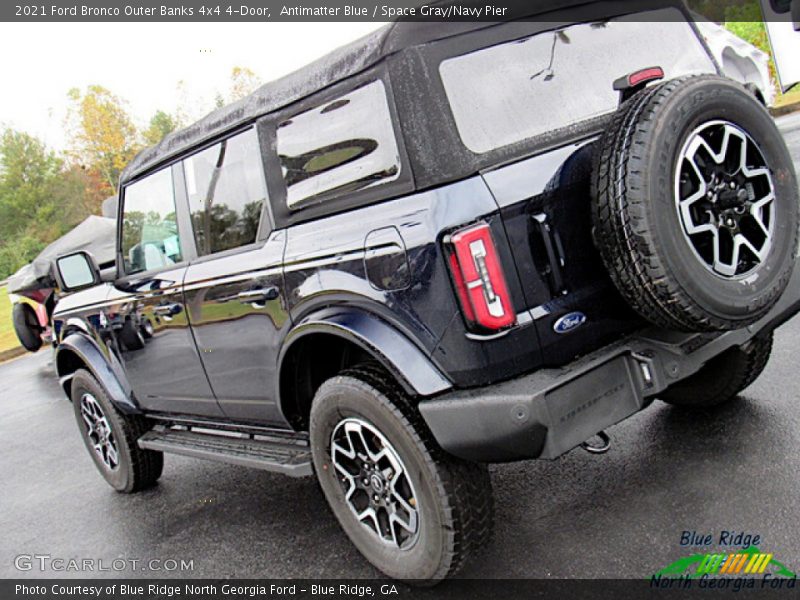 Antimatter Blue / Space Gray/Navy Pier 2021 Ford Bronco Outer Banks 4x4 4-Door
