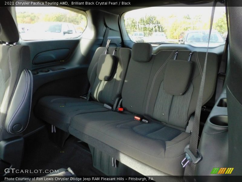 Brilliant Black Crystal Pearl / Black 2021 Chrysler Pacifica Touring AWD