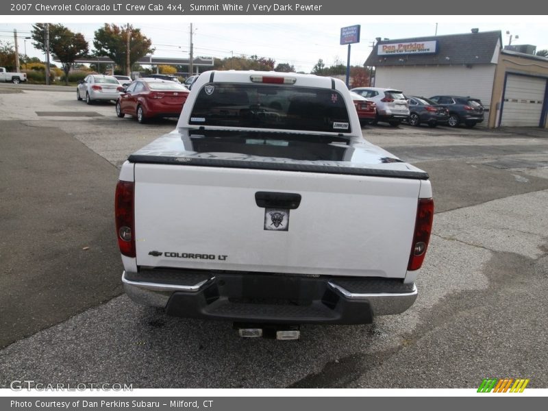 Summit White / Very Dark Pewter 2007 Chevrolet Colorado LT Crew Cab 4x4