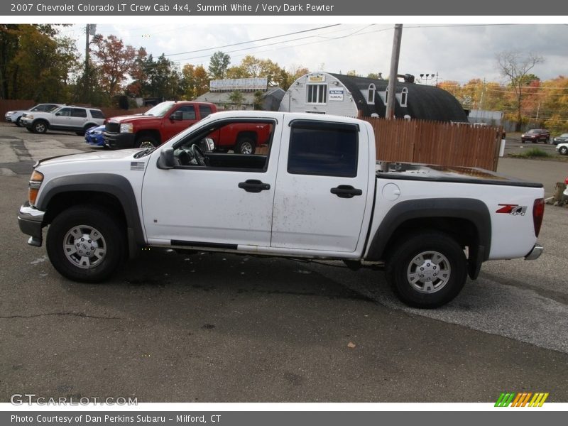 Summit White / Very Dark Pewter 2007 Chevrolet Colorado LT Crew Cab 4x4