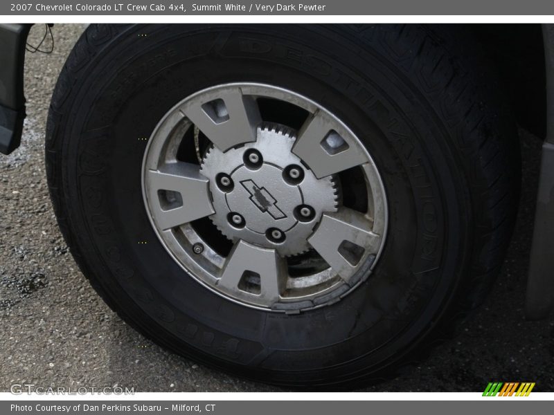 Summit White / Very Dark Pewter 2007 Chevrolet Colorado LT Crew Cab 4x4