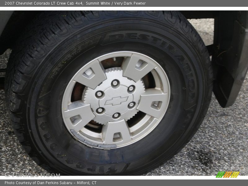 Summit White / Very Dark Pewter 2007 Chevrolet Colorado LT Crew Cab 4x4