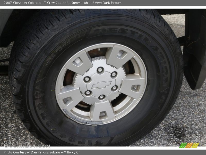 Summit White / Very Dark Pewter 2007 Chevrolet Colorado LT Crew Cab 4x4