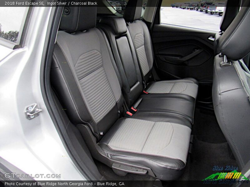 Ingot Silver / Charcoal Black 2018 Ford Escape SE