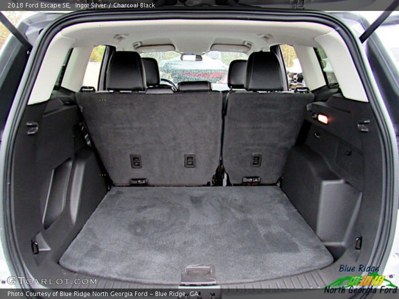 Ingot Silver / Charcoal Black 2018 Ford Escape SE