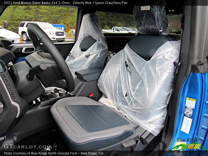 Front Seat of 2021 Bronco Outer Banks 4x4 2-Door