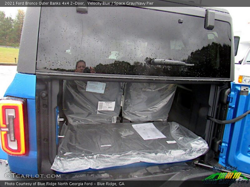 Velocity Blue / Space Gray/Navy Pier 2021 Ford Bronco Outer Banks 4x4 2-Door