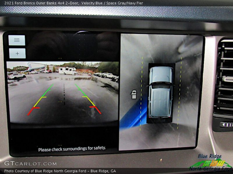 Velocity Blue / Space Gray/Navy Pier 2021 Ford Bronco Outer Banks 4x4 2-Door