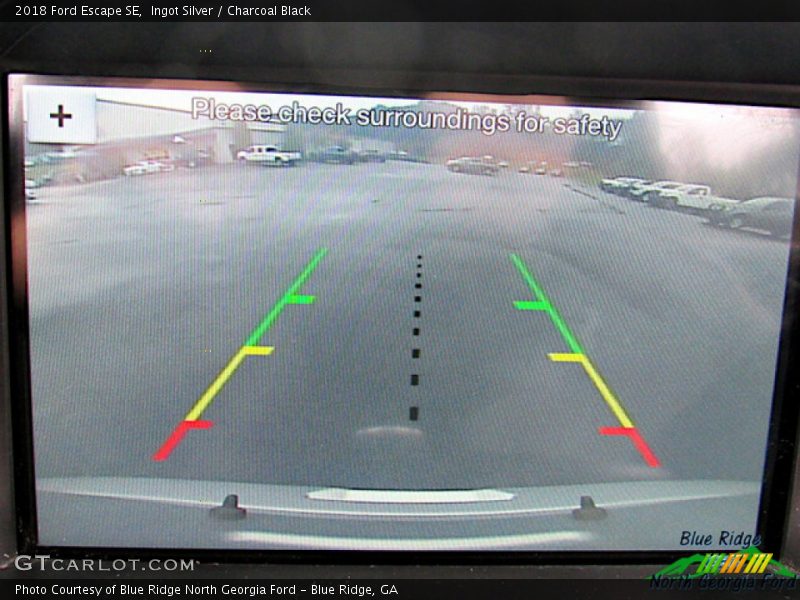 Ingot Silver / Charcoal Black 2018 Ford Escape SE