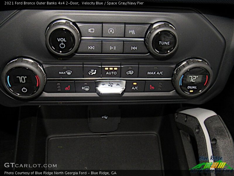 Velocity Blue / Space Gray/Navy Pier 2021 Ford Bronco Outer Banks 4x4 2-Door