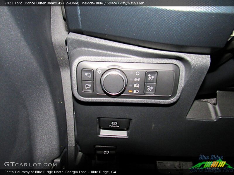 Velocity Blue / Space Gray/Navy Pier 2021 Ford Bronco Outer Banks 4x4 2-Door