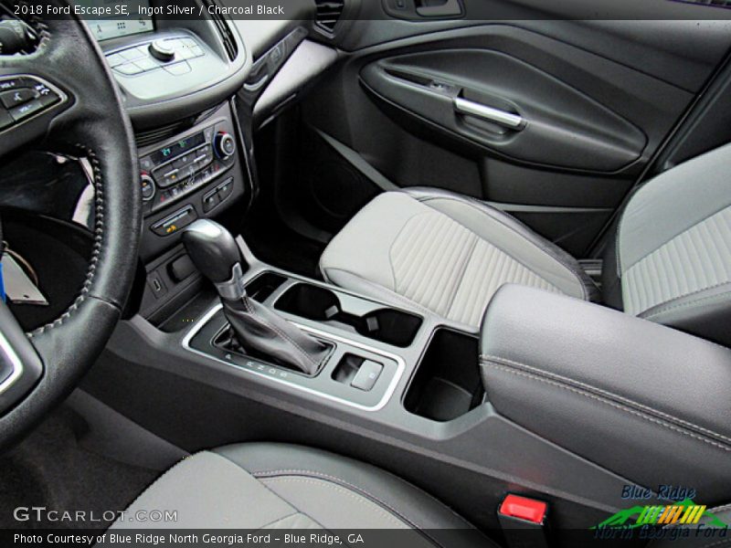 Ingot Silver / Charcoal Black 2018 Ford Escape SE