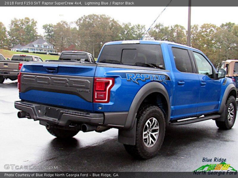 Lightning Blue / Raptor Black 2018 Ford F150 SVT Raptor SuperCrew 4x4