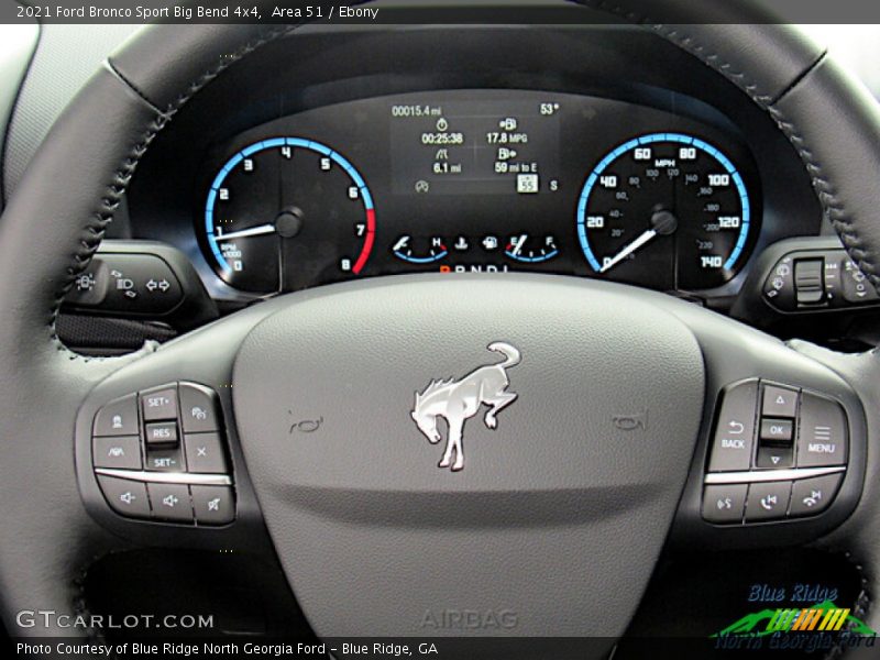 Area 51 / Ebony 2021 Ford Bronco Sport Big Bend 4x4