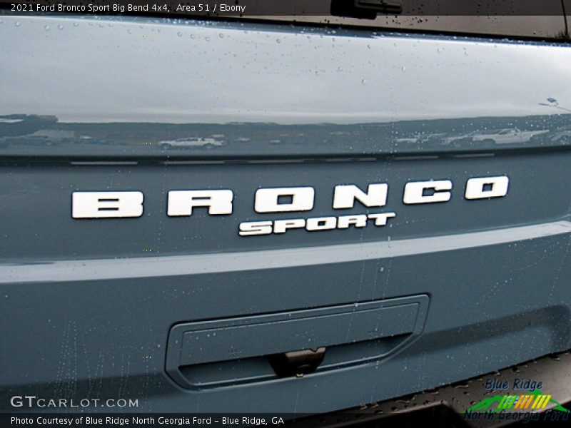 Area 51 / Ebony 2021 Ford Bronco Sport Big Bend 4x4