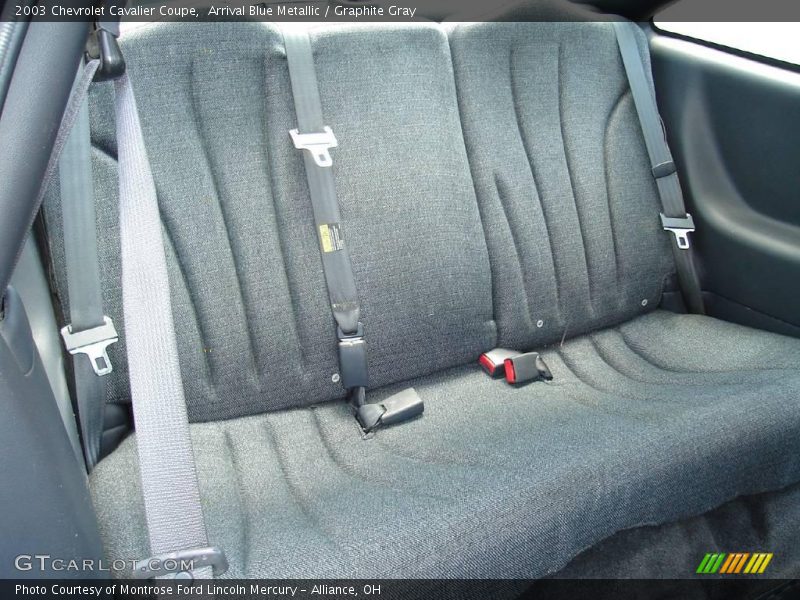 Arrival Blue Metallic / Graphite Gray 2003 Chevrolet Cavalier Coupe