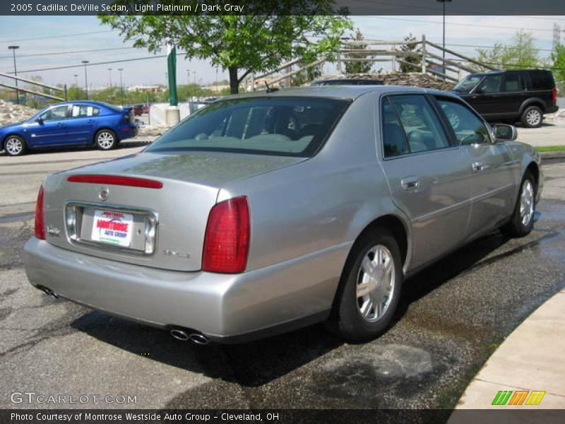 Light Platinum / Dark Gray 2005 Cadillac DeVille Sedan