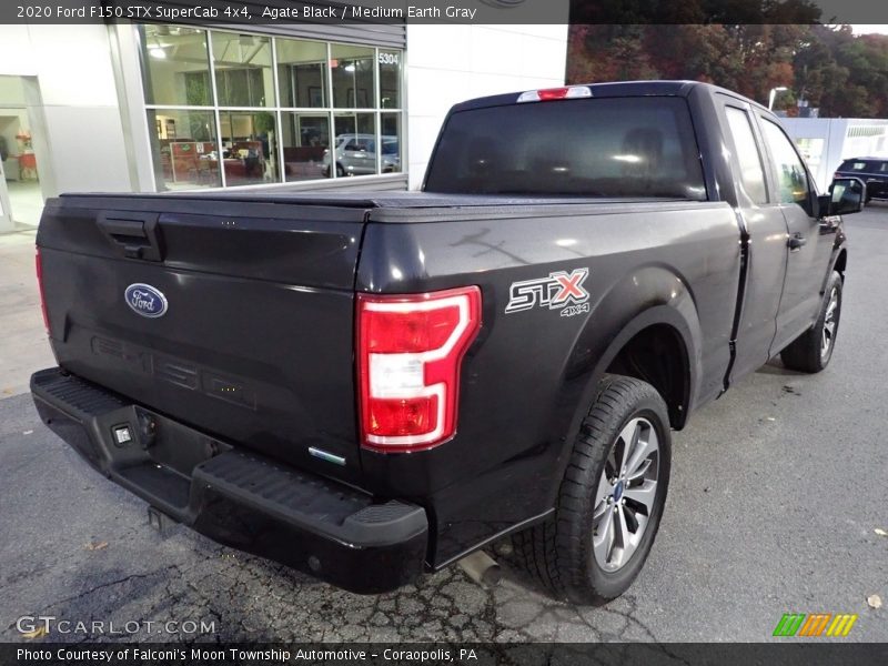 Agate Black / Medium Earth Gray 2020 Ford F150 STX SuperCab 4x4