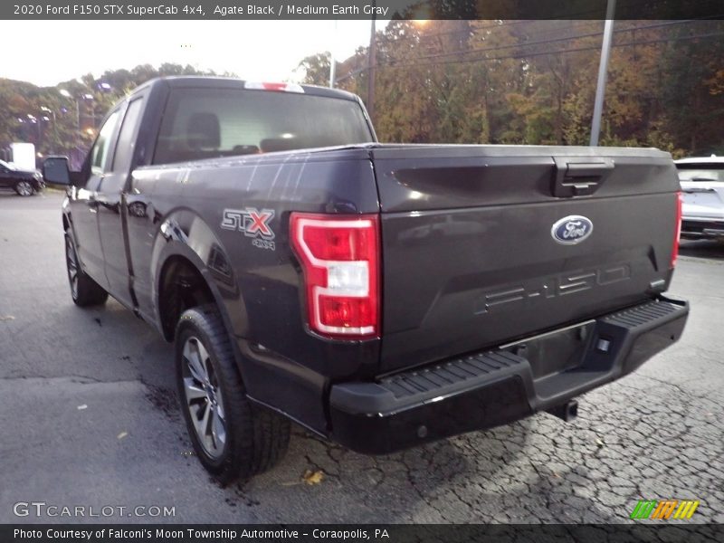 Agate Black / Medium Earth Gray 2020 Ford F150 STX SuperCab 4x4