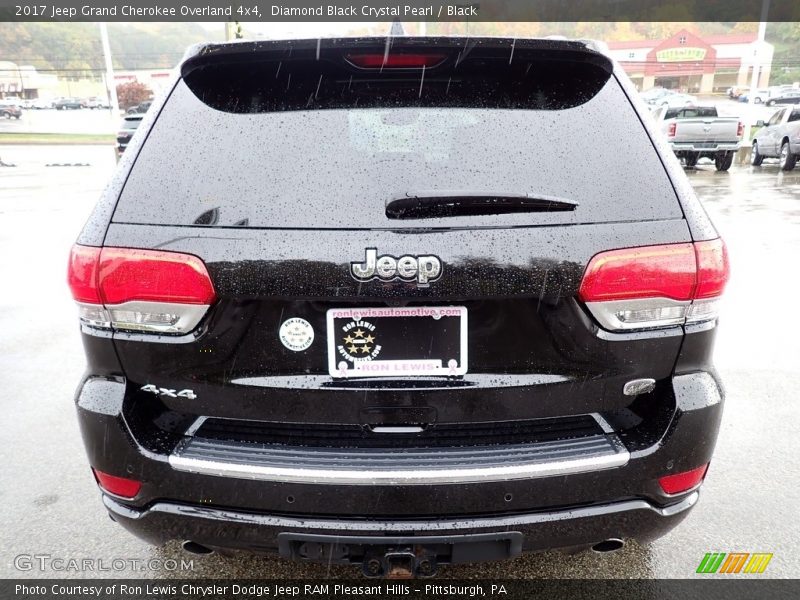 Diamond Black Crystal Pearl / Black 2017 Jeep Grand Cherokee Overland 4x4