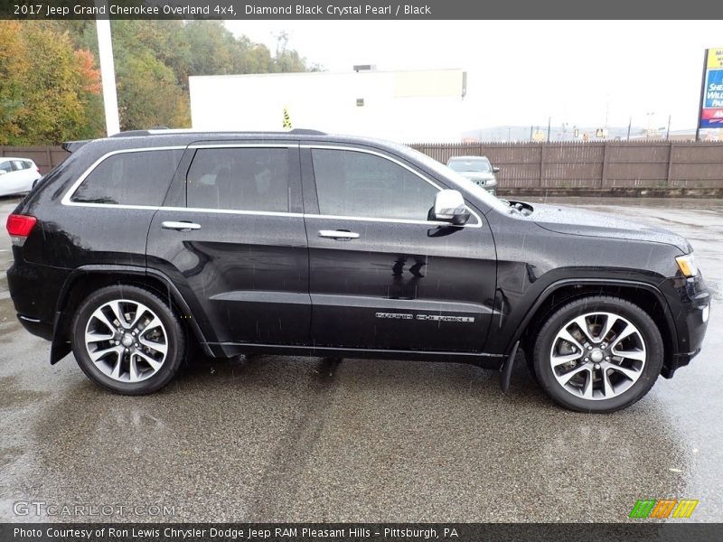 Diamond Black Crystal Pearl / Black 2017 Jeep Grand Cherokee Overland 4x4
