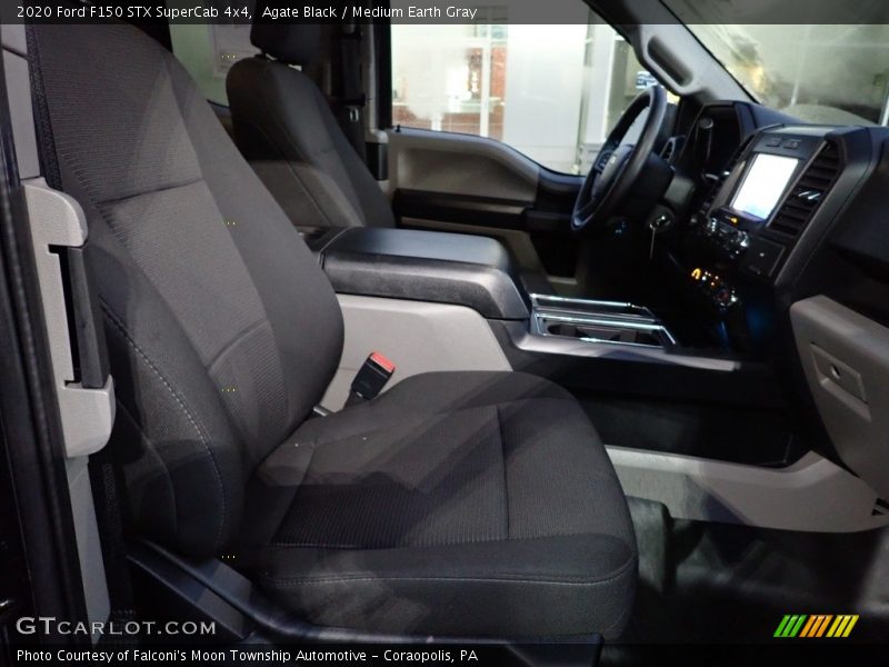 Agate Black / Medium Earth Gray 2020 Ford F150 STX SuperCab 4x4