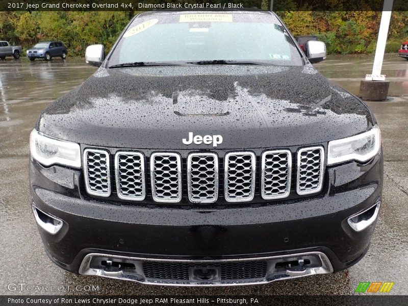 Diamond Black Crystal Pearl / Black 2017 Jeep Grand Cherokee Overland 4x4