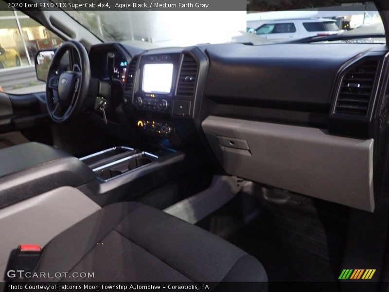 Agate Black / Medium Earth Gray 2020 Ford F150 STX SuperCab 4x4