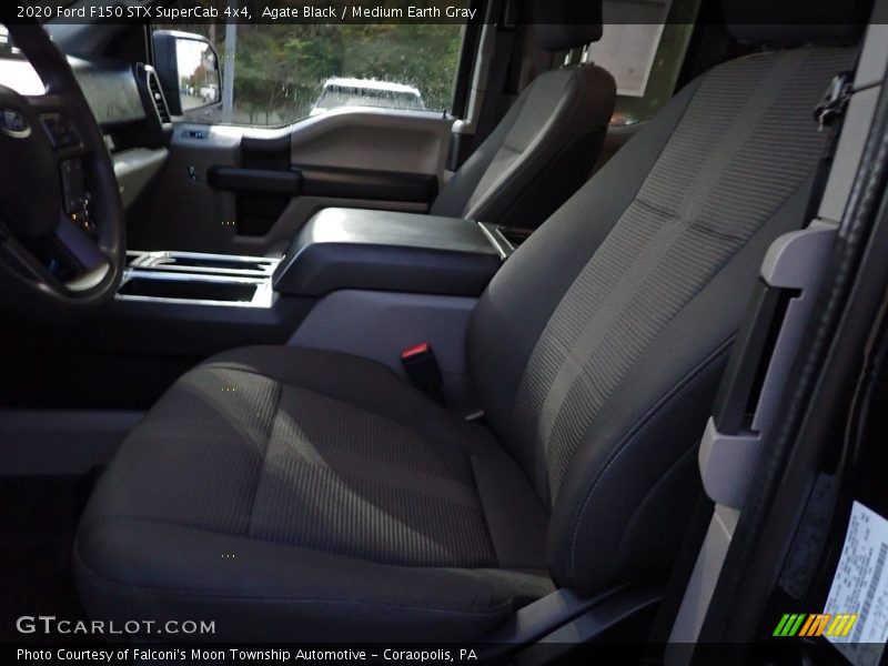 Agate Black / Medium Earth Gray 2020 Ford F150 STX SuperCab 4x4